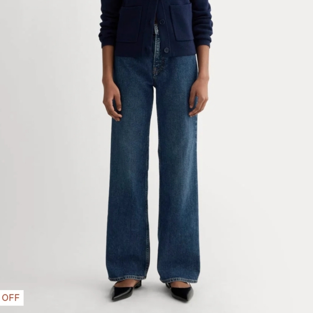 Everlane 90s Forever Jean Dark Indigo Size 26 Jeans